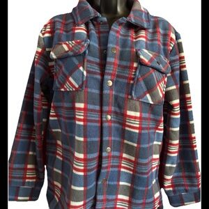 Quicksilver Youth Fleece Shirt Jacket SizeL(14/16) Blue